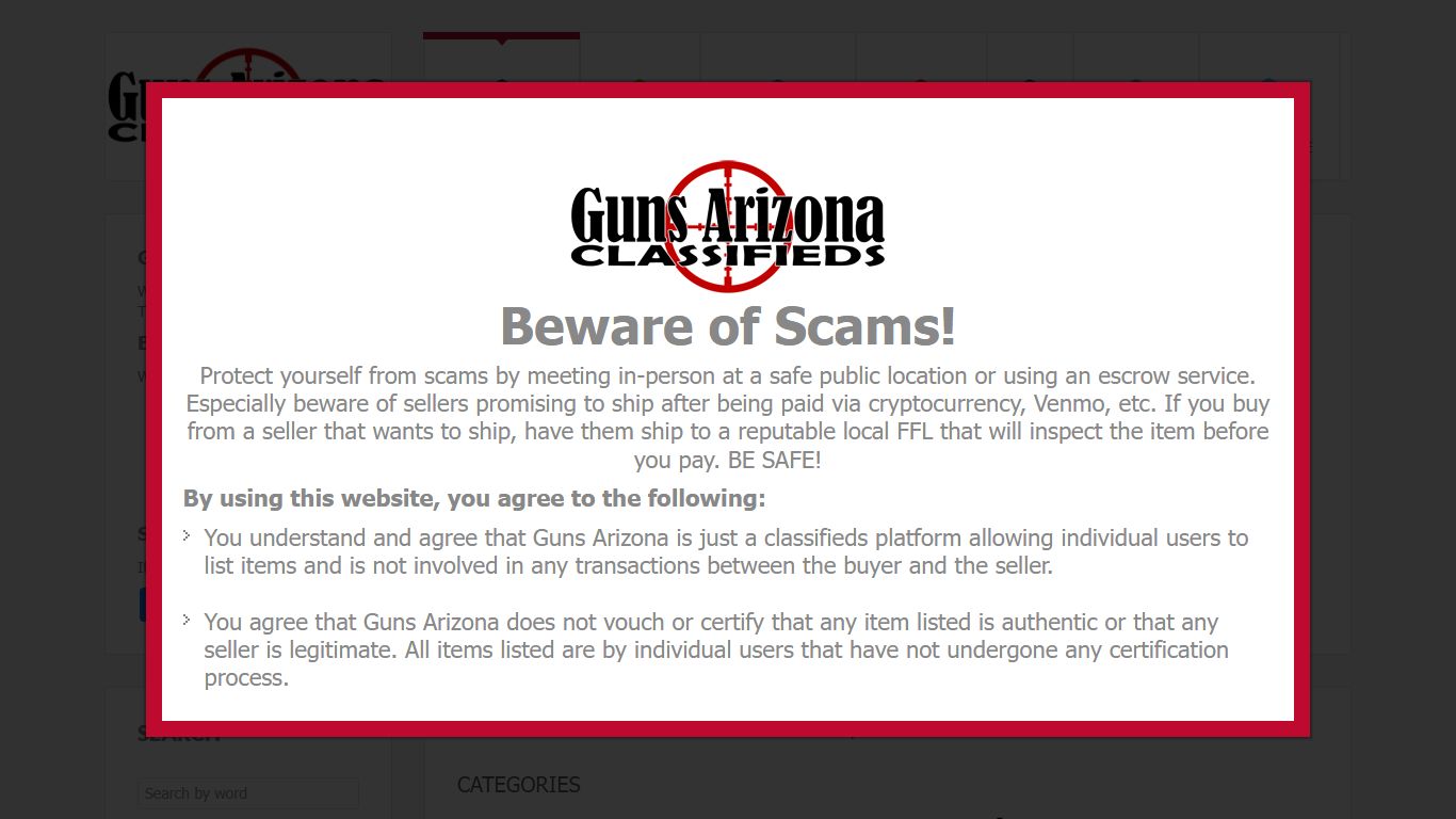 Guns Arizona FREE Classifieds | Buy Sell Trade Firearms in AZ